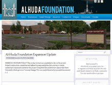 Tablet Screenshot of alhudafoundation.org